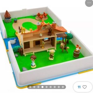 Disney Parks Beauty & Beast Princess Belle Storybook Castle Playset EUC!